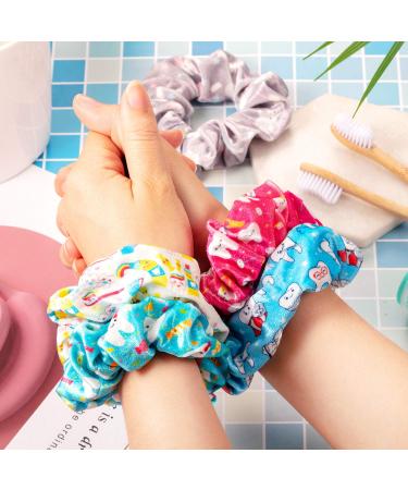 Dentist Velvet Hair Scrunchies Set | Dental Hygienist Gift Hair Accessories | 6 Pieces Tooth Hair Tie Ropes for Women and Girls - Buy Online on GoSupps.com
