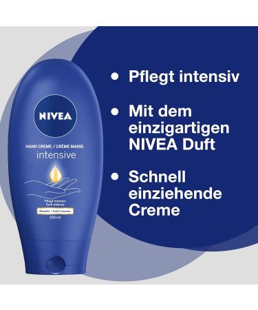 Nivea Intensive Care Hand Creme 3-Pack (3 x 100ml) - Nourishing Hand Cream with Almond Oil & Classic Fragrance | Buy Internationally - Buy Online on GoSupps.com