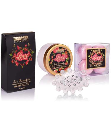 BRUBAKER Cosmetics Beauty Set Love - 12 pcs Passion Fruit Bath & Shower Set Gift in Decorative Tub - International Shipping Available - Buy Online on GoSupps.com