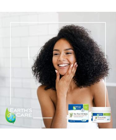 Earth's Care Tea Tree Oil Balm 0.12 oz - Natural Healing & Skin Relief - Buy Online on GoSupps.com