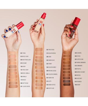 Rimmel Lasting Finish 35HR Foundation in 420 Warm Toffee - Long-Wear Coverage - Buy Online on GoSupps.com