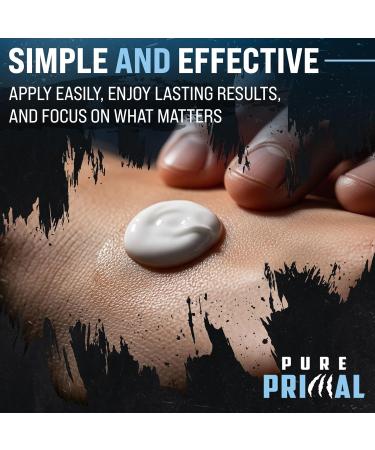 Pure Primal Delay Cream for Men Benzocaine Topical to Stay Hard & Last Longer in Bed Retardantes para Caballeros Fast Absorbing Non Greasy Made in USA - Buy Online on GoSupps.com