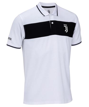 Juventus Men's Polo Shirt Official Collection L White