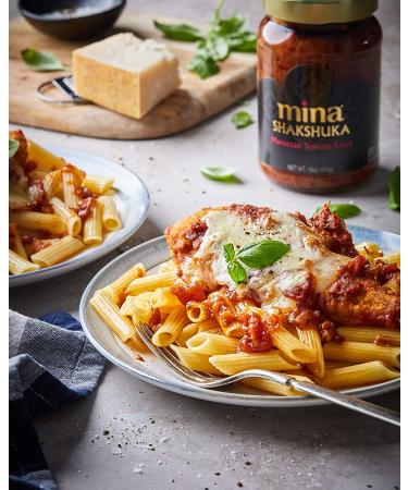 Mina Shakshuka Sauce | Moroccan Tomato Sauce | No Sugar Added | Keto-Friendly | 16 Ounce - Buy Online on GoSupps.com
