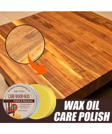 Furniture Wax | Healthy Safe Environmental Wood Cleaner - Wood Cleaner for Floor Tables Chairs Cabinets Restore Shiny Finish Bees Waxing Furniture Polish with Protective 150g+sponge - Buy Online on GoSupps.com