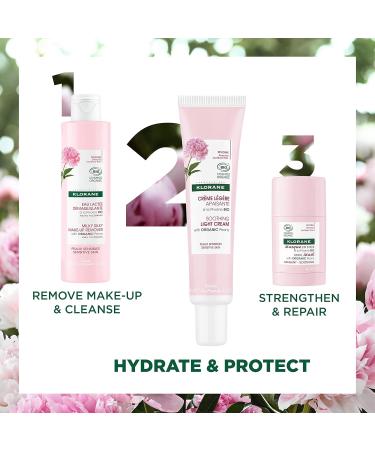 Klorane - Light Soothing Cream with Organic Peony - Sensitive skin - 40ml - Buy Online on GoSupps.com