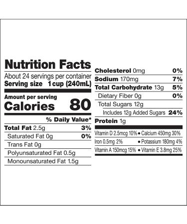 Silk Almond Milk Vanilla - Dairy-Free, Non-GMO, 6 Pack (1 Qt Each) - Buy Online on GoSupps.com