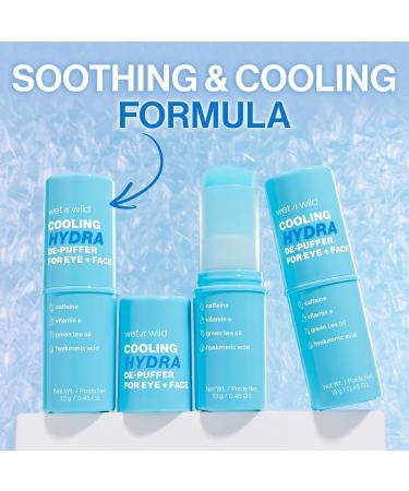 Buy Wet n Wild Cooling Hydra De-Puffer - Soothing Face Primer Stick with Vitamin E & Caffeine | Vegan Cruelty-Free All Skin Types - Buy Online on GoSupps.com