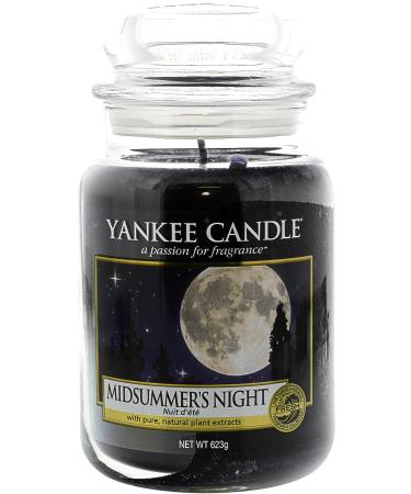 Yankee Candle Scented Candle | Midsummer's Night Large Jar Candle | Long Burning Candles: up to 150 Hours Large Jar Candle Midsummers Night - Buy Online on GoSupps.com