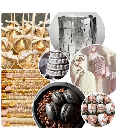 60ml Edible Glitter Fluid - Gold Metallic Liquid for Cakes Baking & Macarons | Food Coloring Glitter Powder for DIY Cookies & Fondant - Buy Online on GoSupps.com