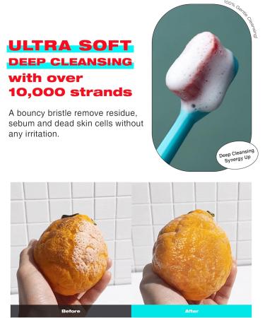 Clean Face Gargle Cleanser & Pore Cleansing Brush Duo | Deep Cleansing Non-Comedogenic Blackhead Remover | Best for Gentle Pore Refining - Buy Online on GoSupps.com
