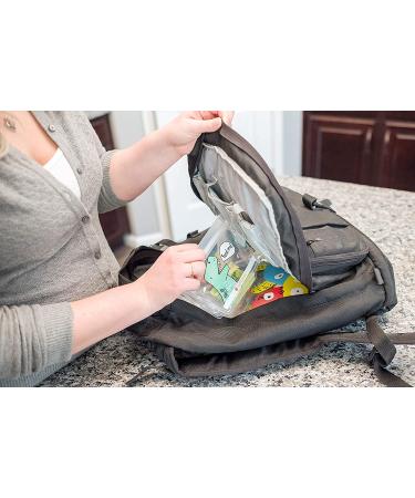 Full Circle ZipTuck Reusable Sandwich Bags Dinosaur 2 Bags