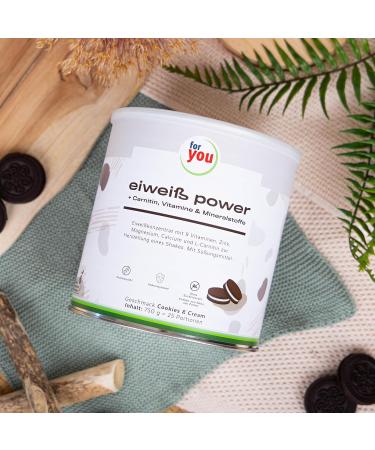 Power Protein by Dr. Strunz | Free Mint Shaker | Creamy Multi-Component Blend: Egg Whites Whey Soy Milk Chicken Egg Protein & L-Carnitine | CS 156 Cookies & Cream - Buy Online on GoSupps.com