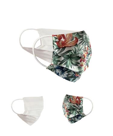 BAF Community Masks 2 S Pack Set Unisex makeshift mask Wendbar Mundsprung Mask or nose protection turning mask with motif cotton bci washable 1 piece (2 Pack) FlowerPower-21 - Buy Online on GoSupps.com