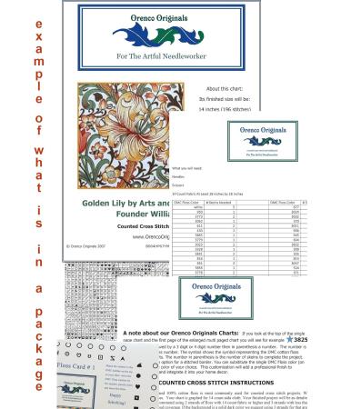Art Nouveau Tiffany Deluxe Treasury #2-3 Cross Stitch Patterns | Orenco Originals - Buy Online on GoSupps.com