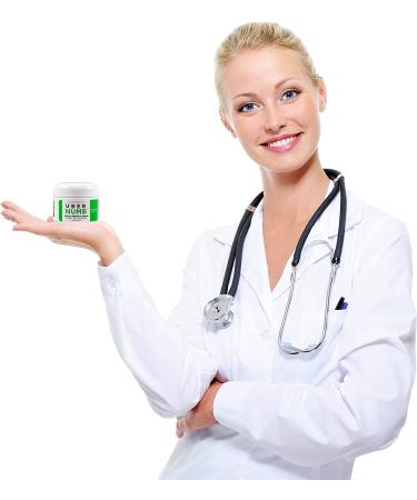 Uber Numb 5 Lidocaine Topical Numbing Cream - Maximum Strength Pain Relief 2 oz - Vitamin E and Allantoin Infused Anesthetic Cream - CR 2 Ounce Pack of 1 - Buy Online on GoSupps.com