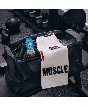 Muscle Milk Zero Protein Shake  Chocolate  11.16 Fl Oz Bottle  12 Pack  20g Protein  Zero Sugar  100 Calories  Calcium  Vitamins A  C & D  4g Fiber  Energizing Snack  Workout Recovery  Packaging May Vary Bottle Chocolate 11.2 Fl Oz (Pack of 12) - Buy Online on GoSupps.com