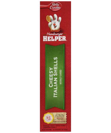 Betty Crocker Hamburger Helper Cheesy Italian Shells 6.1 oz - Delicious Pasta Meal Mix - Buy Online on GoSupps.com