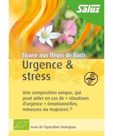 Salus Tisane Urgence & Stress aux Fleurs de Bach AB - Base de M lisse de Lavande et d' lixirs Floraux - Relaxation D tente - 15 Sachets (Lot de 2) - Buy Online on GoSupps.com