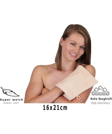 Betz Premium Pack of 10 Terry Washcloths for Face 100% Cotton Baby Washcloth Color S - Buy Online on GoSupps.com