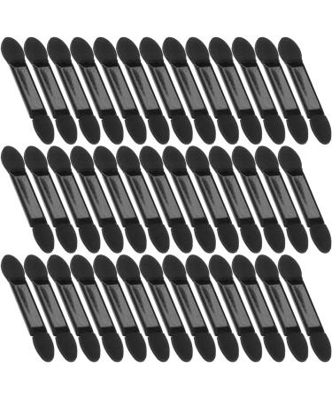 Lurrose Black Eyeshadow Sponge Brushes - 100pcs Double Sided Applicators for Home & Travel - Buy Online on GoSupps.com