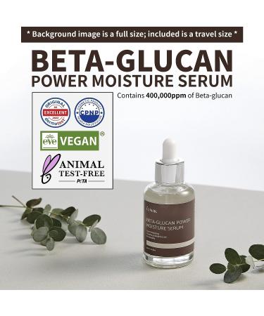 IUNIK Beta-Glucan Skincare Set - Moisturizing & Revitalizing Cream (2.02 fl.oz.) + Mini Serum (0.51 fl.oz.) | EWG-Green Ingredients for Skin Reinforcement - Buy Online on GoSupps.com