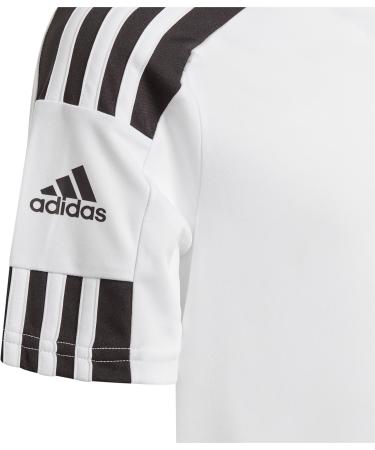 Adidas Boys Squad 21 JSY Y T-Shirt - 164 White/Black | International Shipping Available - Buy Online on GoSupps.com
