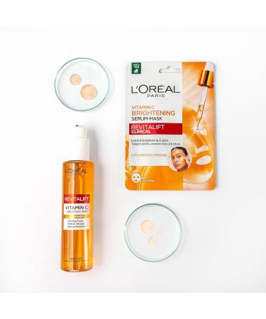L'Or al Paris Revitalift Clinical Vitamin C Cleanser with Vitamin C* + Salicylic Acid for all skin types 150ml *Vitamin C derivative - Buy Online on GoSupps.com