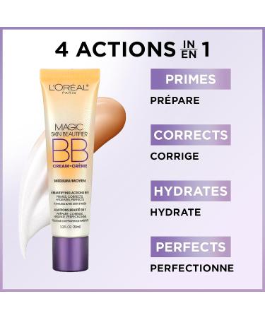 L Or al Paris Skin Beautifier Magic BB Cream 4-in-1 Ultra-Light Lotion Fair 30 mL New Formula Fair - Buy Online on GoSupps.com