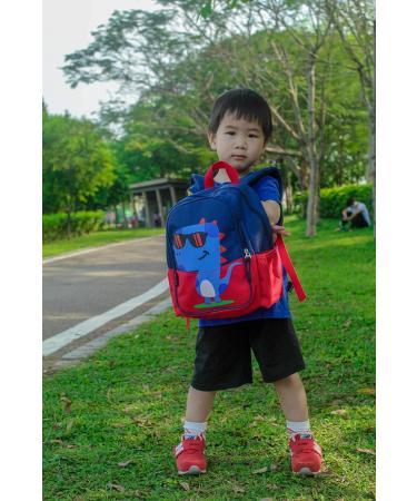 POWOFUN Kids Toddler Preschool Travel Backpack - Cute Cartoon Waterproof Daypack (Dinosaur Red) - Buy Online on GoSupps.com