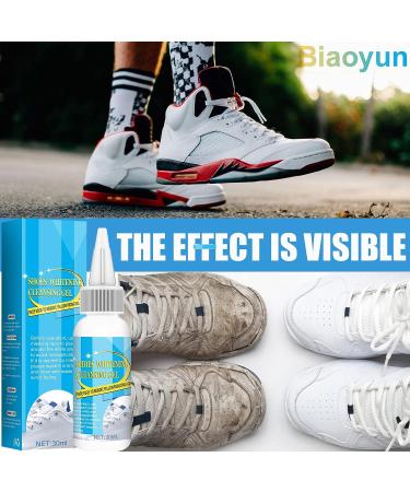 Biaoyun 2PCS Shoes Whitening Cleansing Gel with Making Tape - 30ML - Buy Online on GoSupps.com