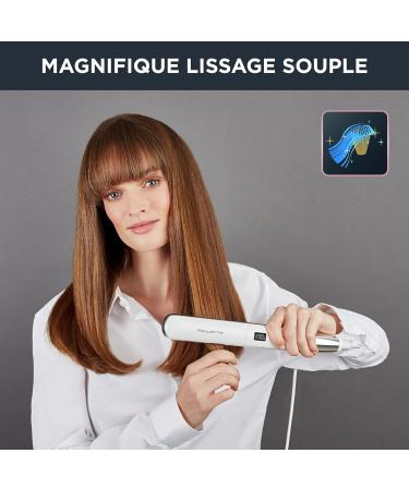 Rowenta Volumizer Hair Smoothing Brush | 3D Technology | Ceramic Quartz | 8 Temperatures | Enhanced Volume & Shine - Buy Online on GoSupps.com