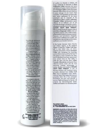 Sorgente Di Birra SRL Collesi Acid Forming Peeling Mask Enriched with Blonde Craft Beer 100 ml Removes Dead Cells and Smoothes Hop Extract and Nourishing Vegetable Oils Made in Italy - Buy Online on GoSupps.com