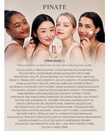 Buy Natural Bloom Korean Lip Oil Serum 0.14 fl oz | Moisturizing Plumping Tint with Camellia & Safflower Oils | Non-Irritating Color Changing in Pink Muhly | International Shipping Available - Buy Online on GoSupps.com