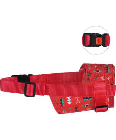 Collardirect Adjustable Dog Muzzle - Soft Breathable Nylon for Small Medium Large Dogs | Anti-Chew Bark Bite - Tribal Pattern 1 (L/XL) - Buy Online on GoSupps.com