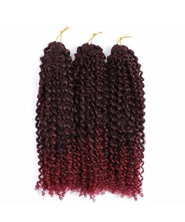 3 Packs Passion Twist Crochet Hair - 12 Inch Kinky Curly Braids for Short Marlybob - T1B/Bug Hair Extensions - Buy Online on GoSupps.com