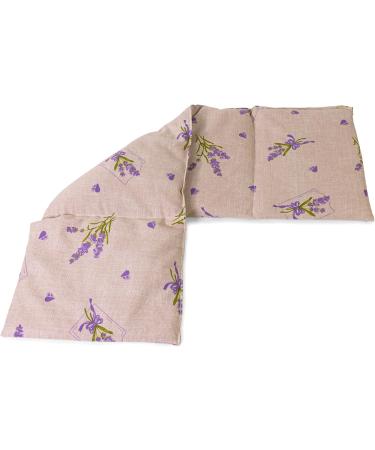 Buy 4-Chamber Grape Seed Pillow 20x60cm - Large Country Style Romance - Heat & Cold Grain Pillow for Ultimate Comfort - Buy Online on GoSupps.com