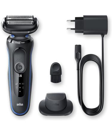 Braun Series 5 Electric Shaver with Precision Trimmer | Waterproof | 2 Pin Bathroom Plug | Blue Razor - Best Buy S5 50-B1200s - Buy Online on GoSupps.com