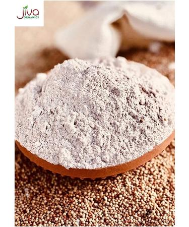 Jiva Organic Ragi Flour 2lb Bag - Finger Millet Flour 32oz (Pack of 1) - Buy Online on GoSupps.com