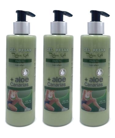 Aloe Plus Lanzarote Aloe Vera Gel Relaxing Gel with Cooling Effect 250 ml - 3 Units