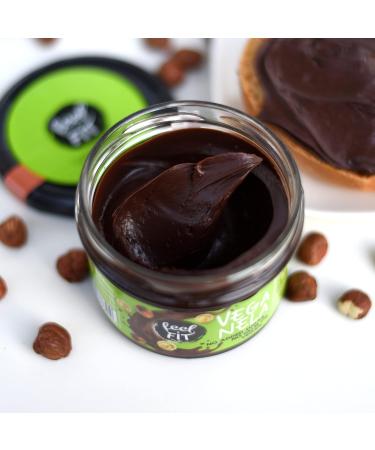 Feel FIT VEGANELA Cocoa-Hazelnut Spread - No Added Sugar No Palm Oil Vegan (6 x 200g) - Healthy Delicious & Guilt-Free Indulgence - Buy Online on GoSupps.com