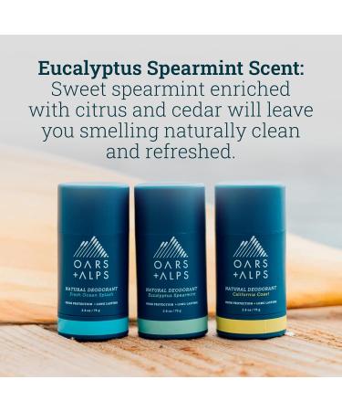 Oars + Alps Aluminum Free Deodorant for Men and Women Dermatologist Tested and Made with Clean Ingredients Variety 3 Pack 2.6 Oz Each 3ct - Variety 2.6 Ounce (Pack of 3) - Buy Online on GoSupps.com