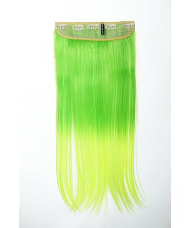 Buy WIG ME UP YZF-3179P Clip-In Hair Extension - 60cm Ombre Green & Neon Mix - International Shipping Available - Buy Online on GoSupps.com