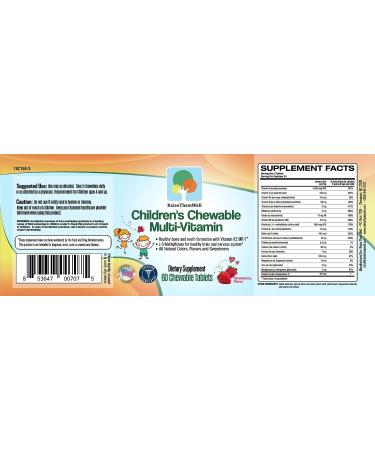 Raise Them Well Chewable Kids Multivitamin - All-Natural, Free Kids Vitamin PDF, Strawberry Flavor - Buy Online on GoSupps.com