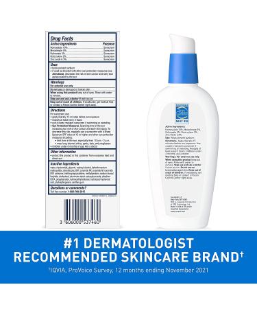 CeraVe AM Facial Moisturizing Lotion SPF 30 | Hydrating, Lightweight & Sun Protection - 3 fl oz - Buy Online on GoSupps.com