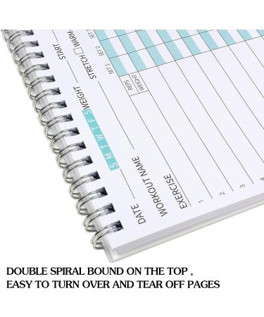 Fitness Journal Workout Planner Notepad For Women & Men Weight Loss  Daily Gym  Exercise Goals  Bodybuilding Progress  Wellness Tracker  6.7 X 9.4 inches  60 sheets BLUE - Buy Online on GoSupps.com