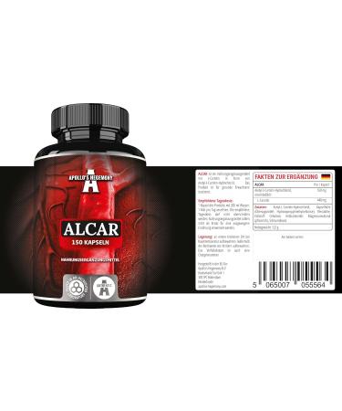 Buy Acetyl L-Carnitine HCL 550 mg | High-Dosed Amino Acid Supplement | 150 Capsules | 5 Months Supply | Mitochondria Protection | Apollo s Hegemony - Buy Online on GoSupps.com