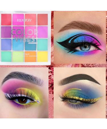 High Pigmented Shades | Non-Irritating High Pigmented Eye Shades with 16 Colors - Women Face Makeups for Home Gathering Working Shopping Dating Traveling Xiaguang - Buy Online on GoSupps.com