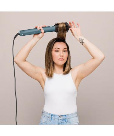 Shark FlexStyle Limited Edition 5-in-1 Air Styler & Hair Dryer Gift Set | No Heat Damage Curler Frizz Fighter Oval Brush & Storage Bag - Turquoise HD450Tleu - Buy Online on GoSupps.com
