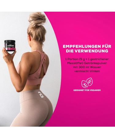 Biotechusa L-Carnitine Drink Powder - 2000 mg | Vegan Gluten-Free Sugar-Free | ICE Tea Lemon Flavor 150g - Boost Energy & Performance - Buy Online on GoSupps.com